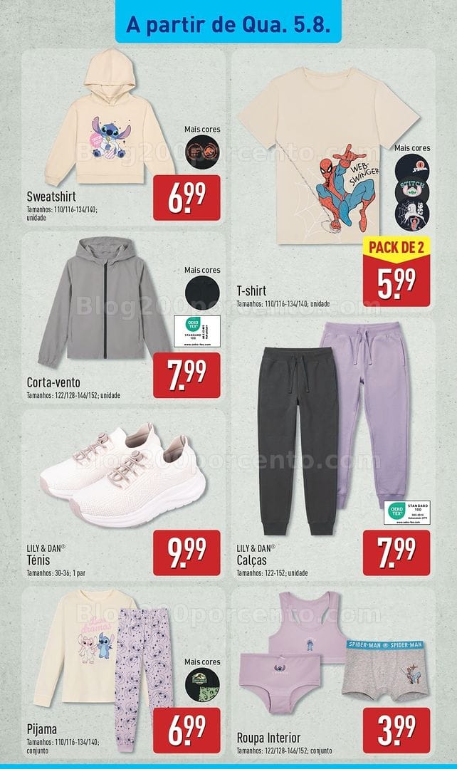 Antevisão Folheto ALDI Bazar Promoções de 5 a 9 agosto